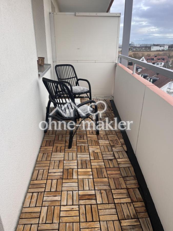 Süd-Balkon Küche/Kinderzimmer