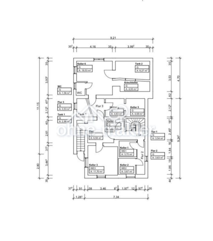 Grundriss Kellergeschoss