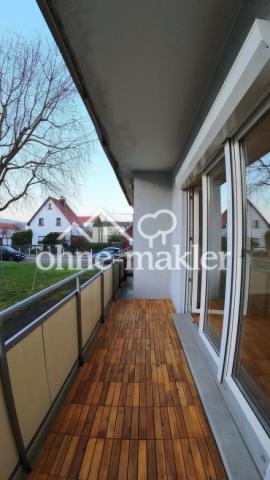 Balkon mit Nachmittagssonne