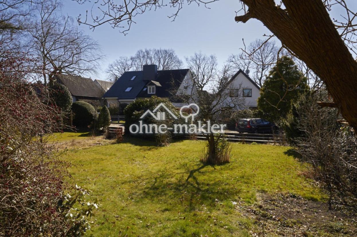 Blick nach Süden in den Garten
