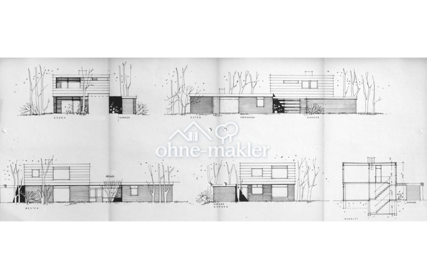 Aussenansicht Zeichnungen