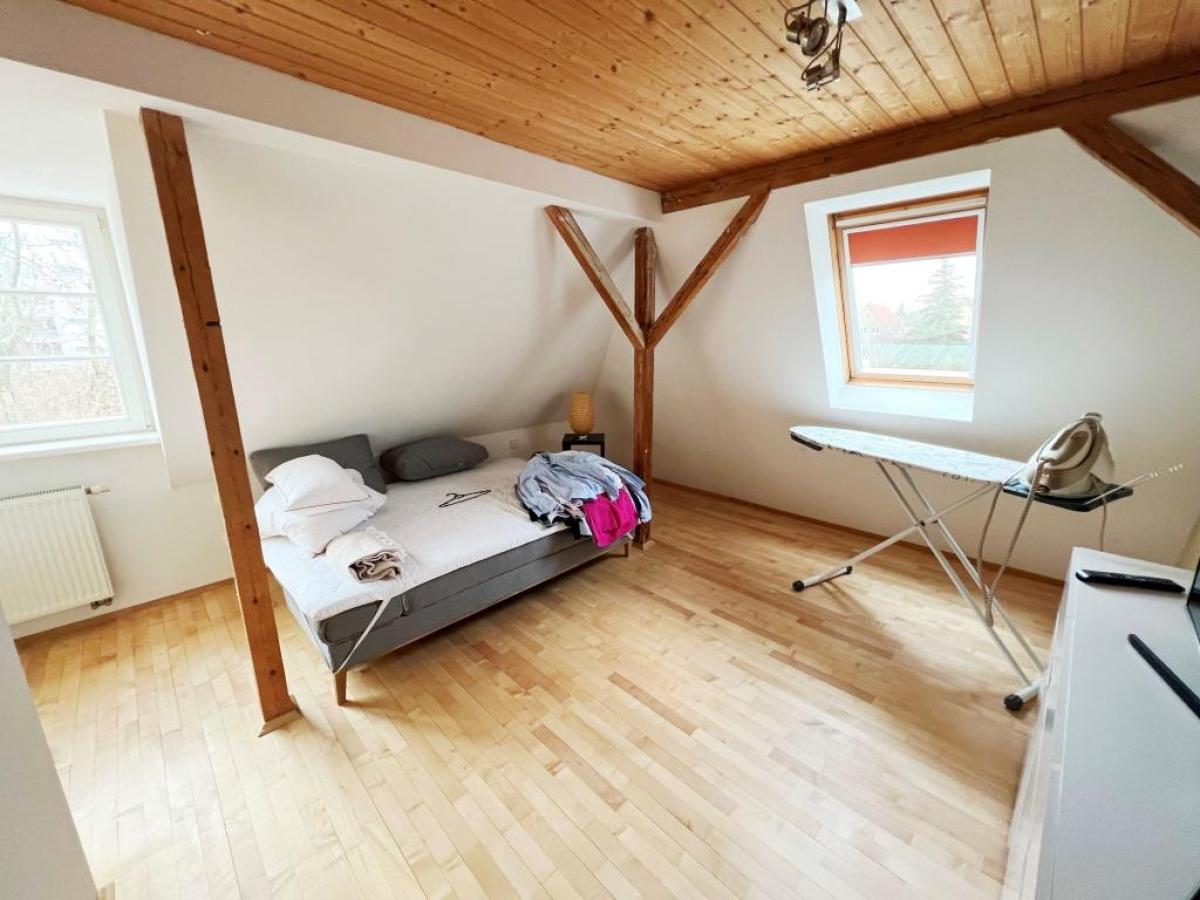 Raumansicht im Dachgeschoss