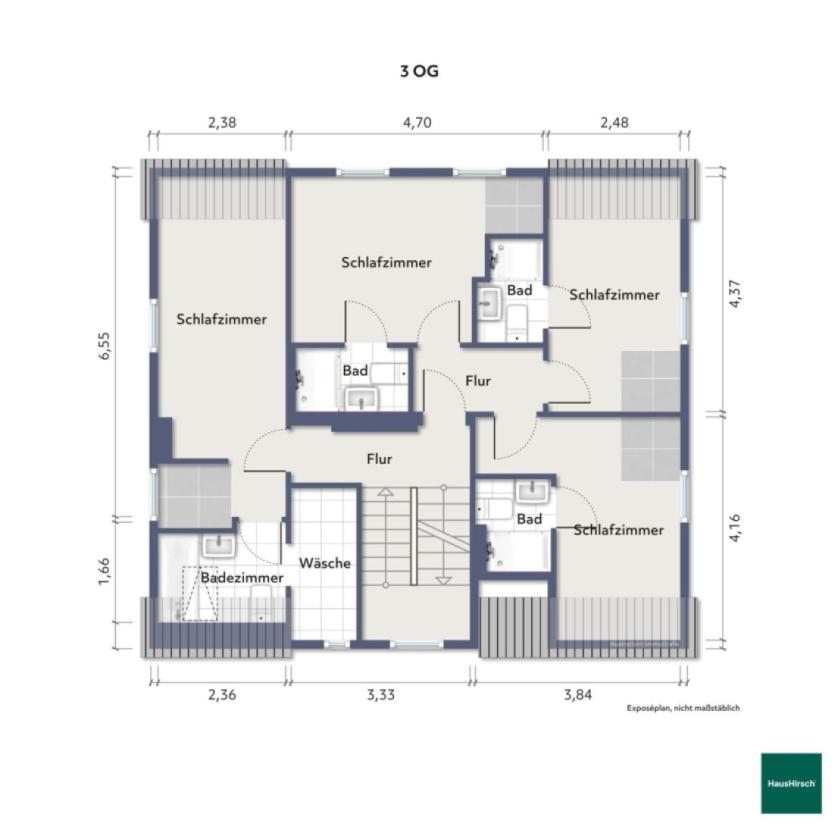 3 OG Grundriss
