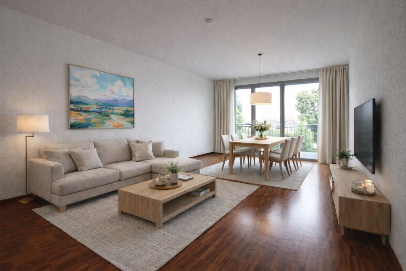 Wohn-Esszimmer-KI-generiert