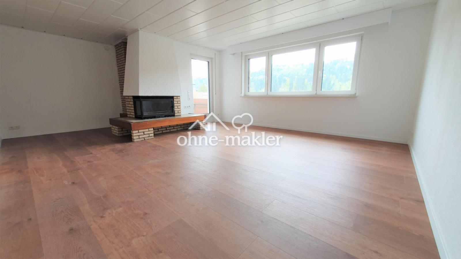 Wohnbereich mit Kamin