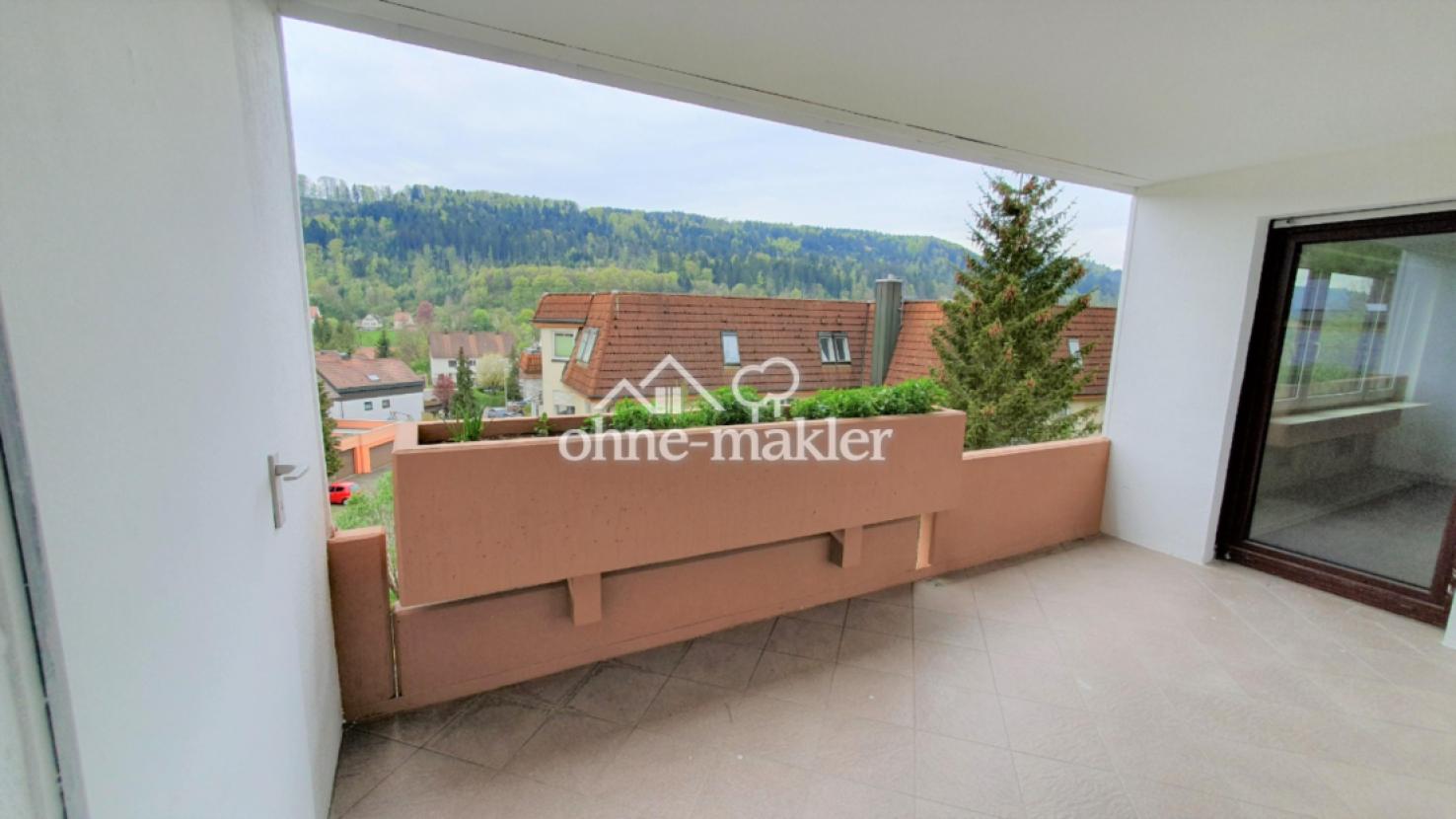 Balkon mit toller Aussicht