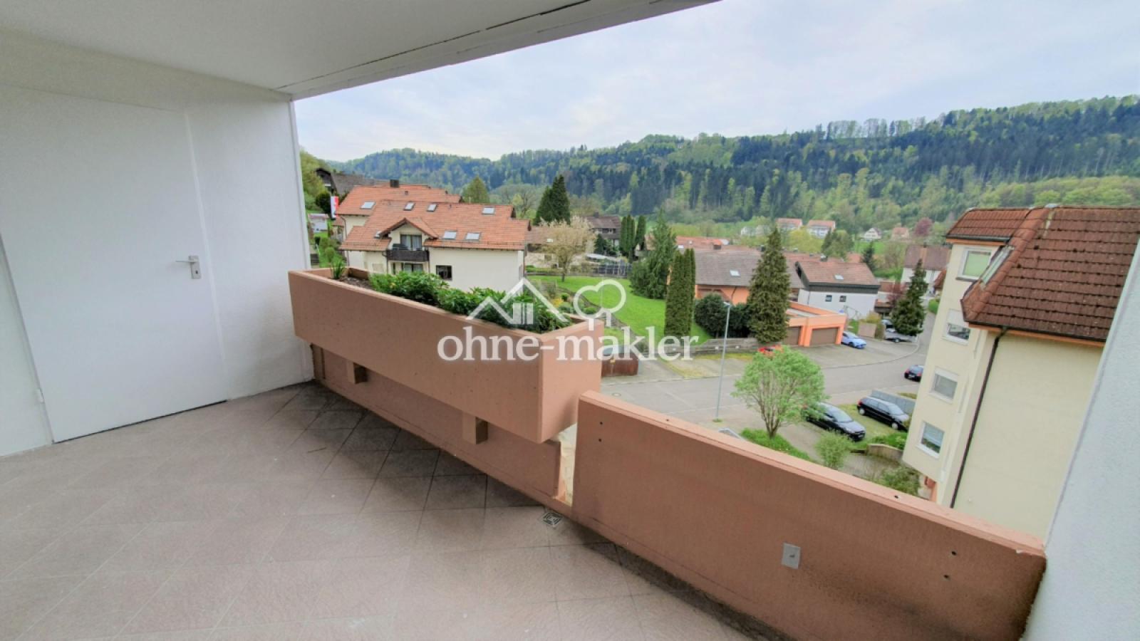 Balkon mit toller Aussicht