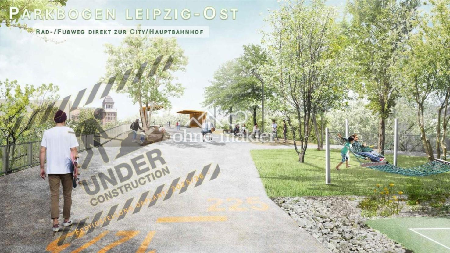 Parkbogen Ost in Bau