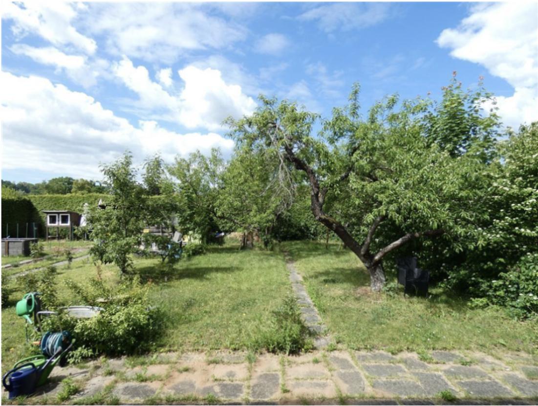 Gartenanteil kl. und gr. Wohnung