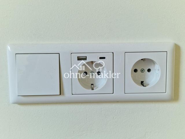 USB-Anschluss am Bett