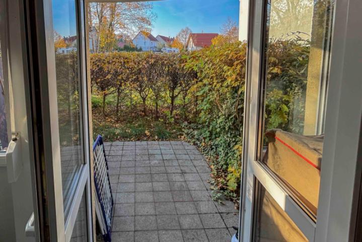 Blick auf die Terrasse