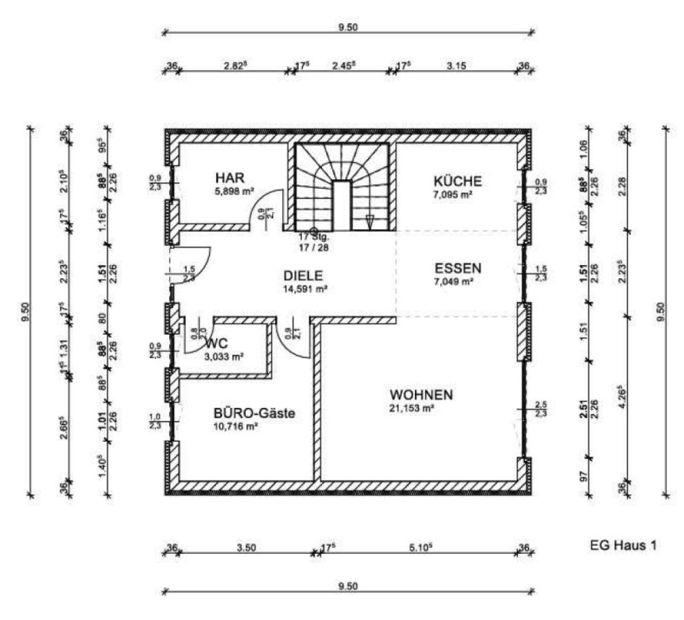 Grundriss Erdgeschoss