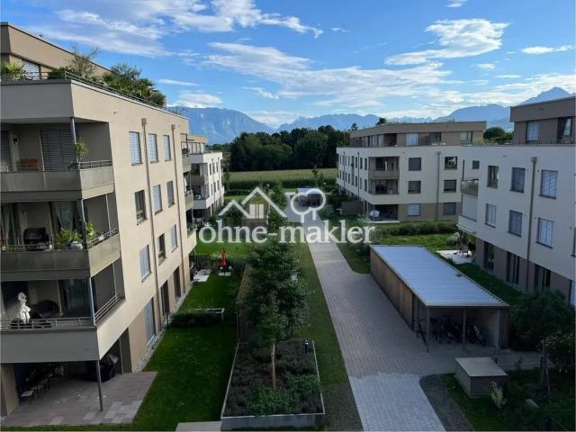 Blick in die Wohnanlage