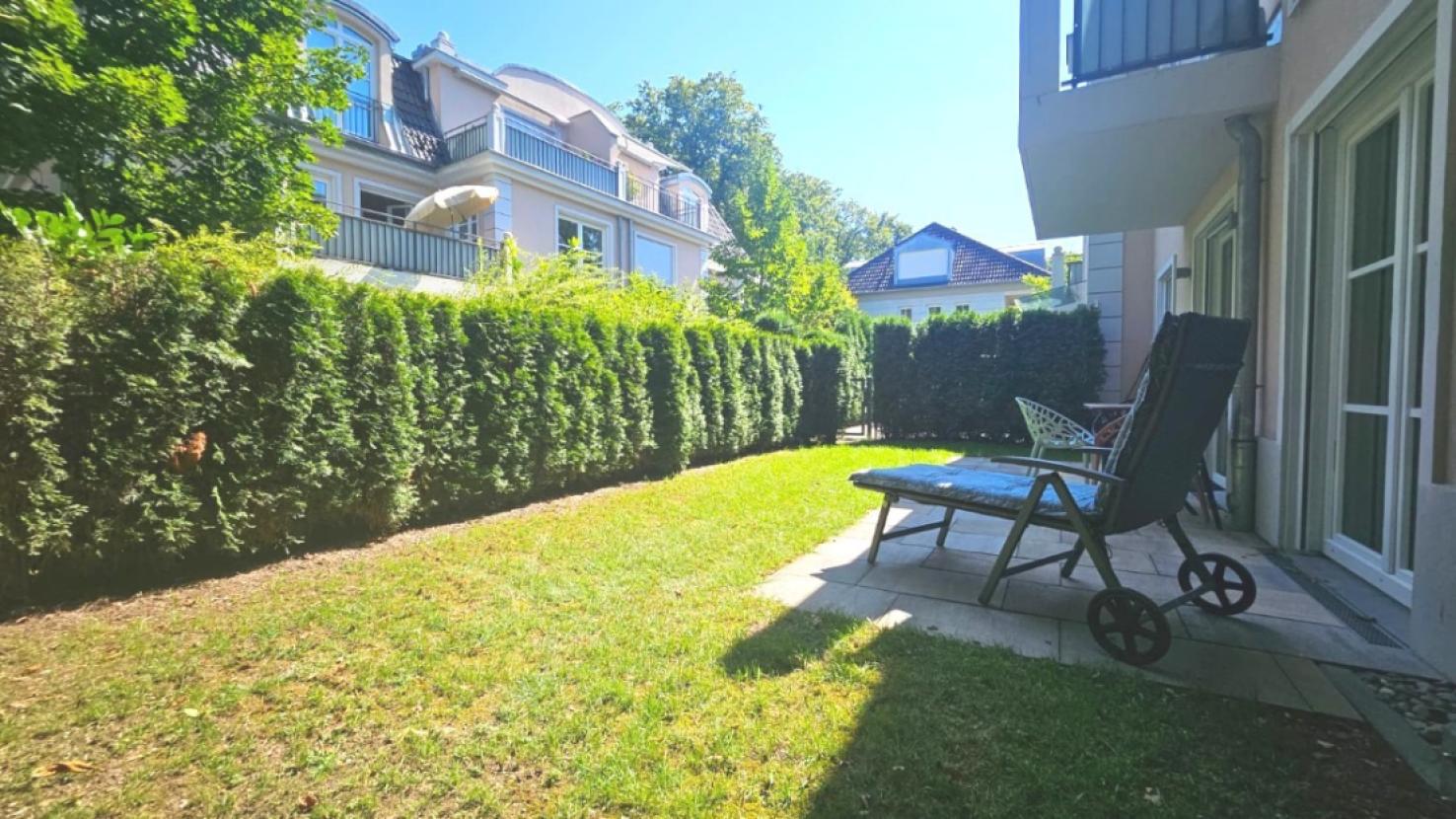 Ost-Terrasse mit herrlicher Morgensonne