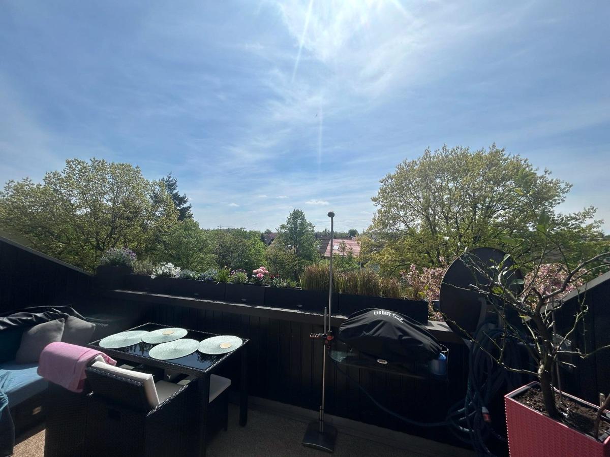 Blick über die Terrasse