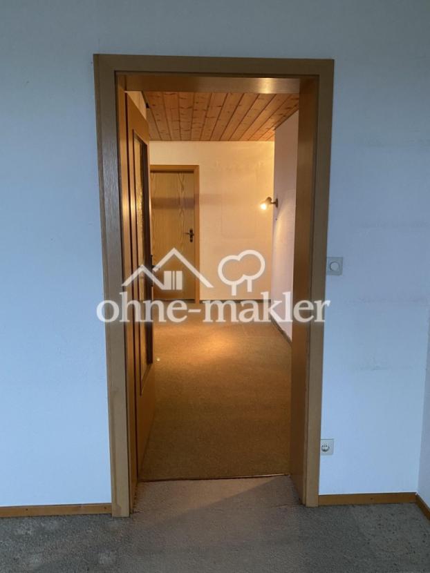 Blick heraus aus Wohnzi