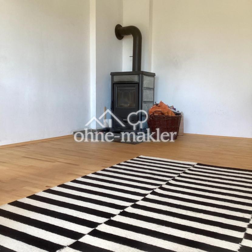 Kaminofen im Wohnzimmer