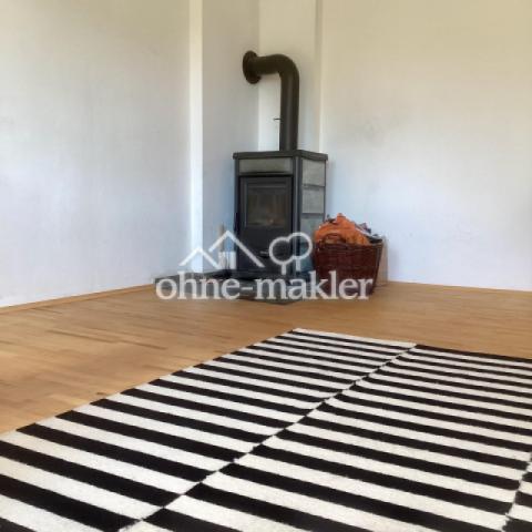 Kaminofen im Wohnzimmer