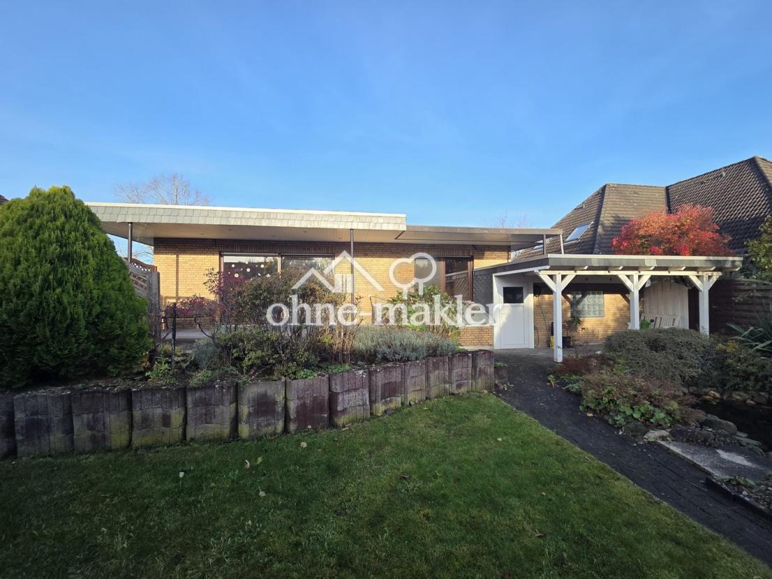 der Blick aus dem Garten