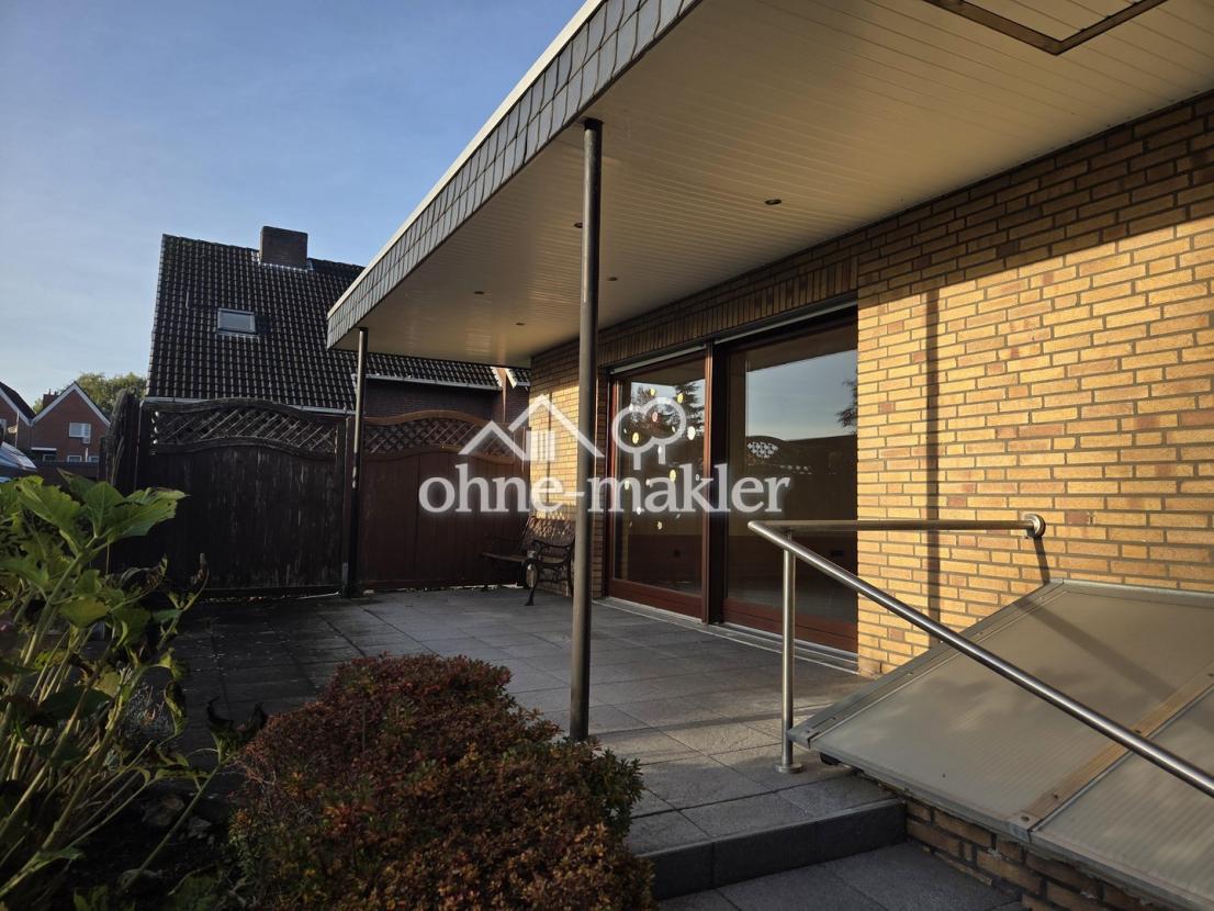 die sonnige Terrasse