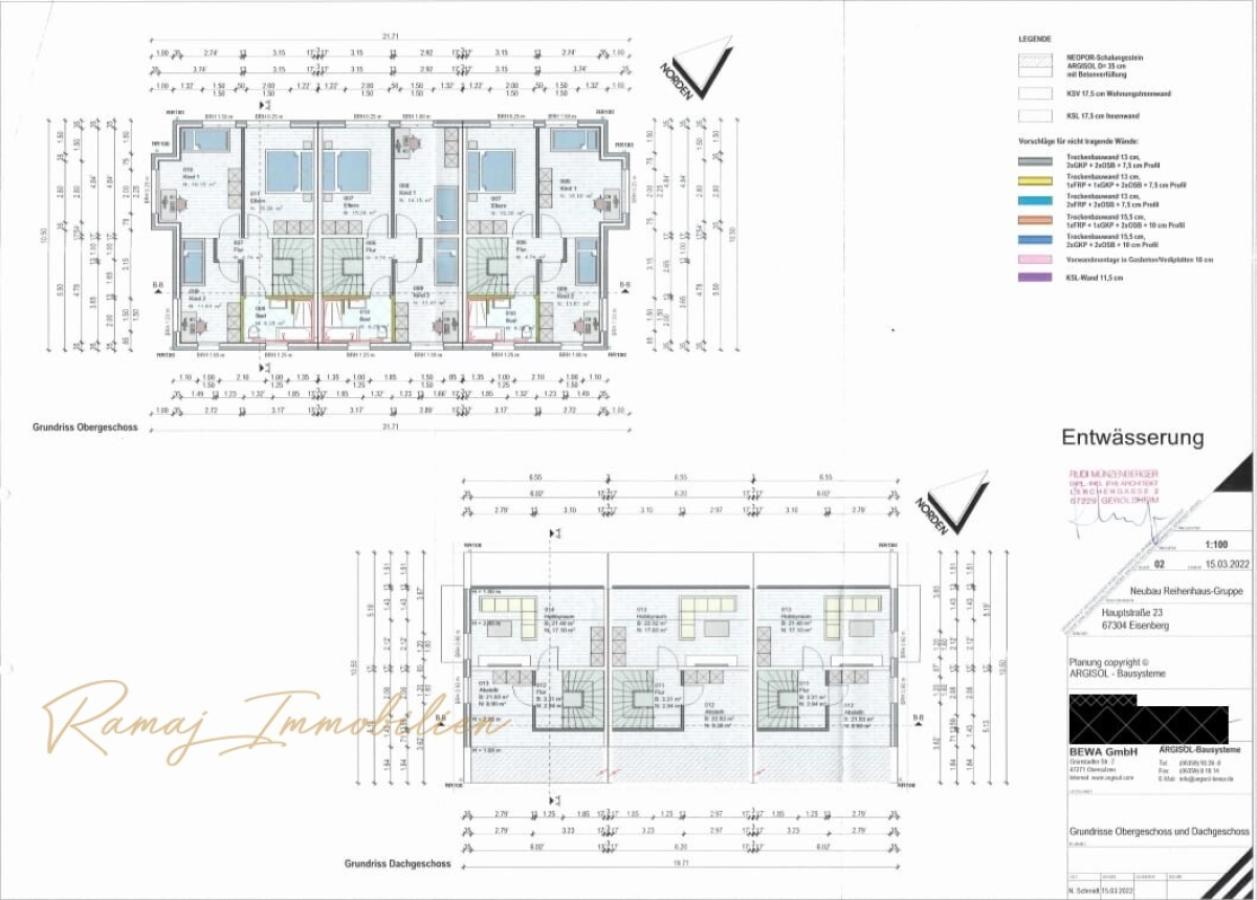Bauplan Grundriss Entwässerung