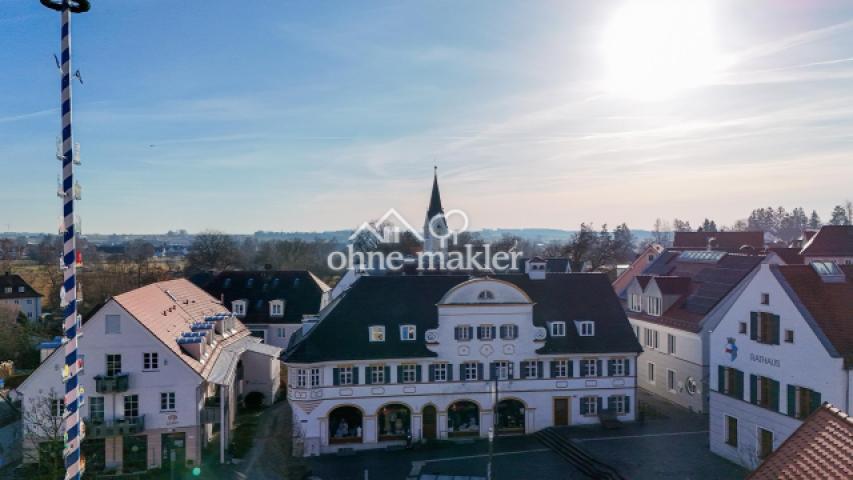Blick auf Marktplatz