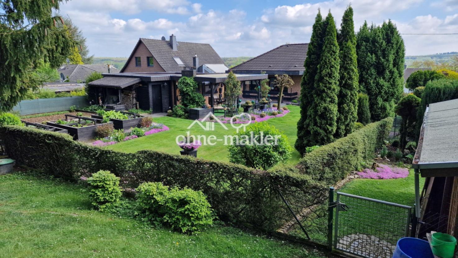 Ansicht hinterliegender Garten