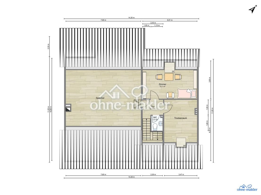 DG, teilweise ausgebaut