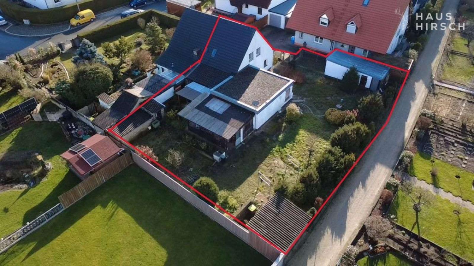 Vogelsicht Grundstück