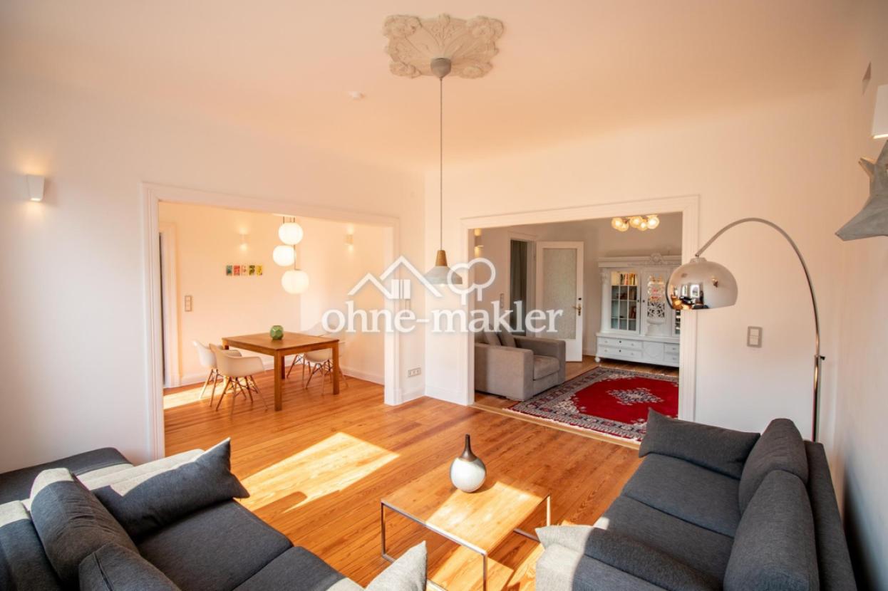 3 Räume als einer- mit Kamin!