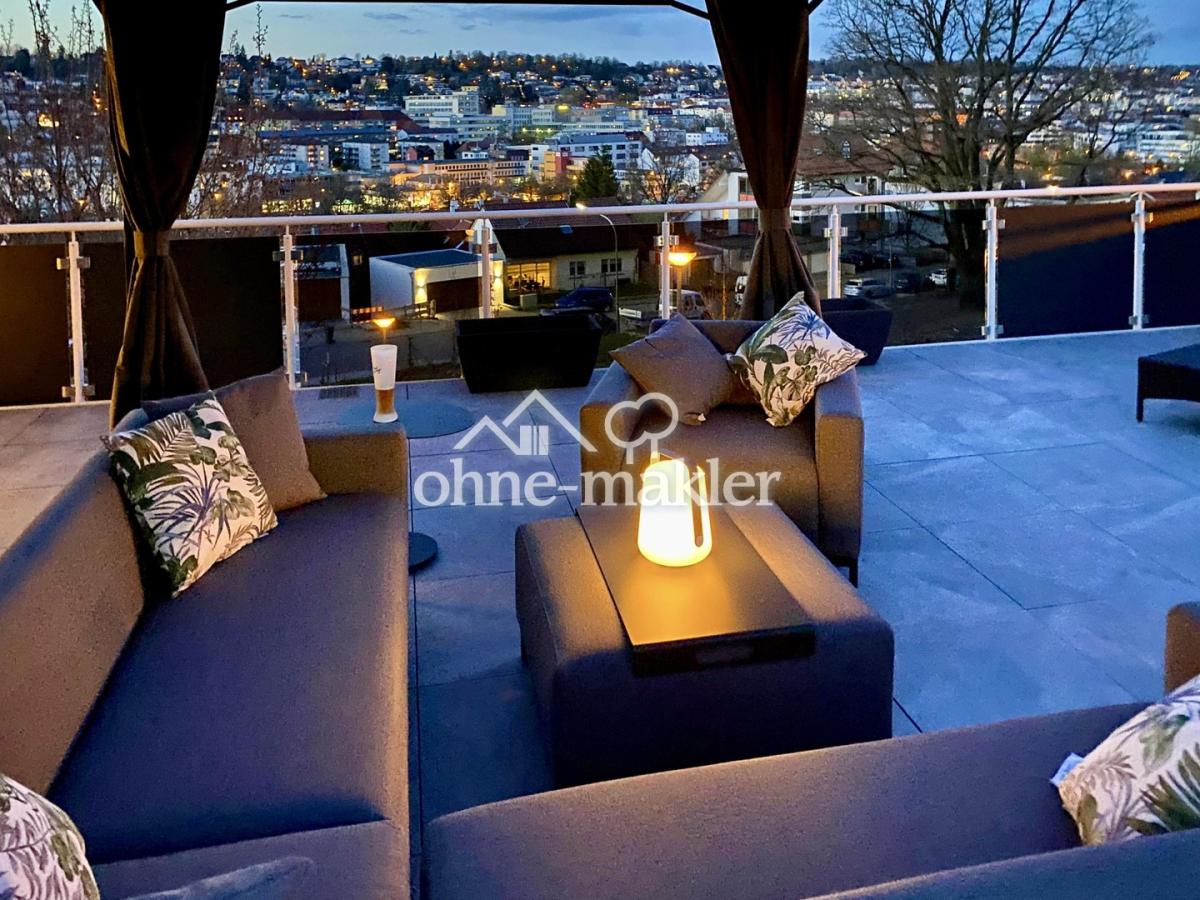 Blick von der Dachterrasse