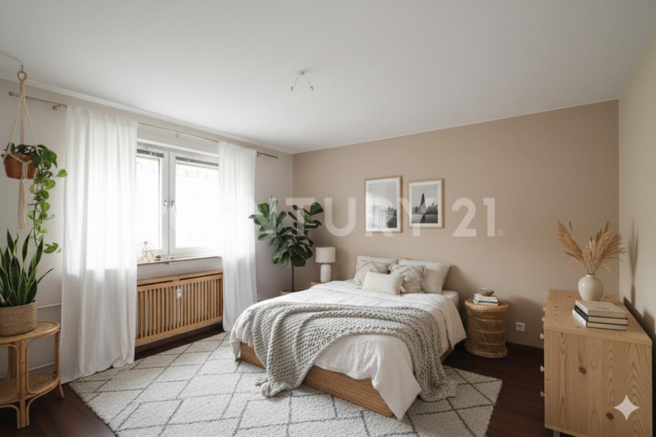 Schlafzimmer, KI-generiertes Beispiel