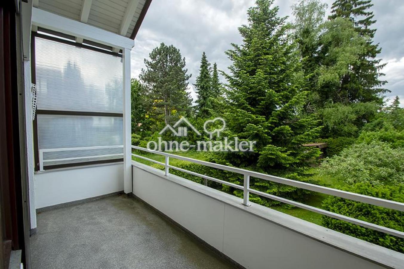 Blick vom Balkon Westseite