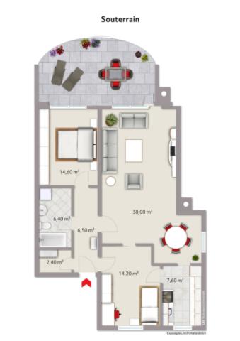 Grundriss ursprünglich