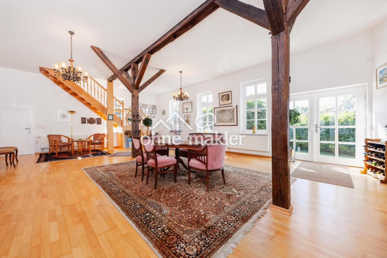 Loftartiger Wohnraum Kornspeic