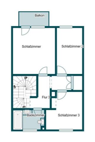 Grundriss Skizze 1.OG