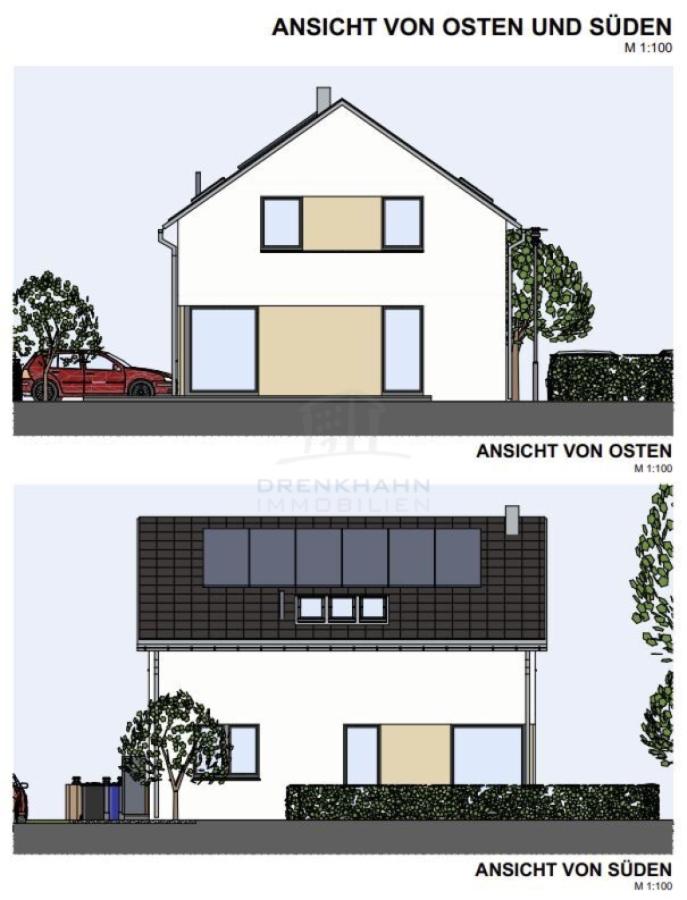 Ansicht von Osten und Süden