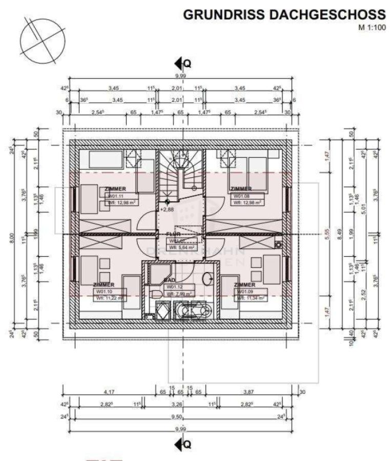 Grundriss Dachgeschoss