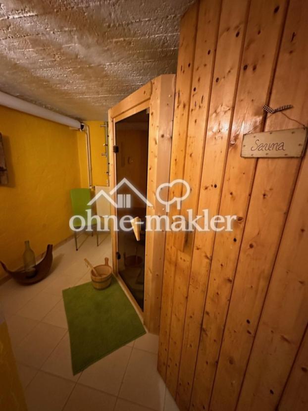 Sauna im Keller