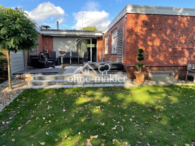 Schöne sichtgeschützte Terasse