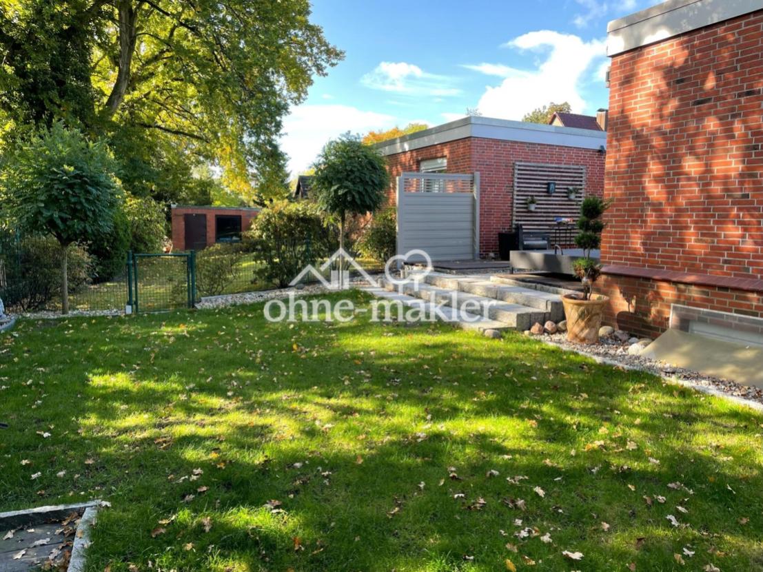 Pflegeleichter Gartenbereich