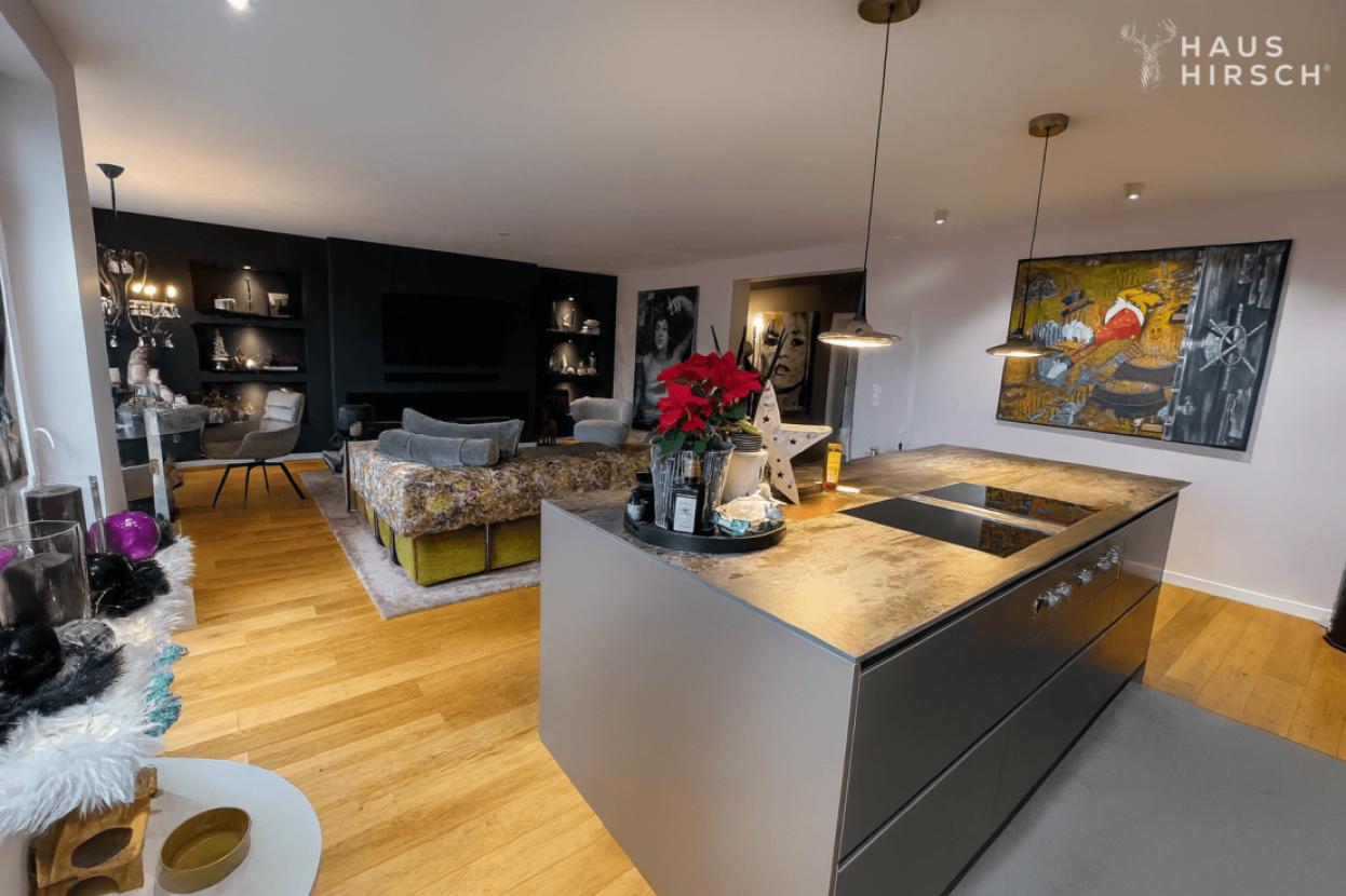 Blick in das Wohnzimmer