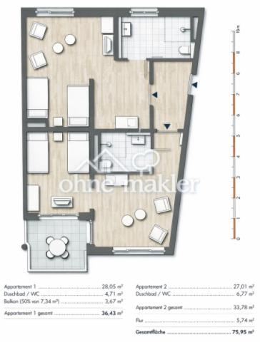 Grundriss Apartments