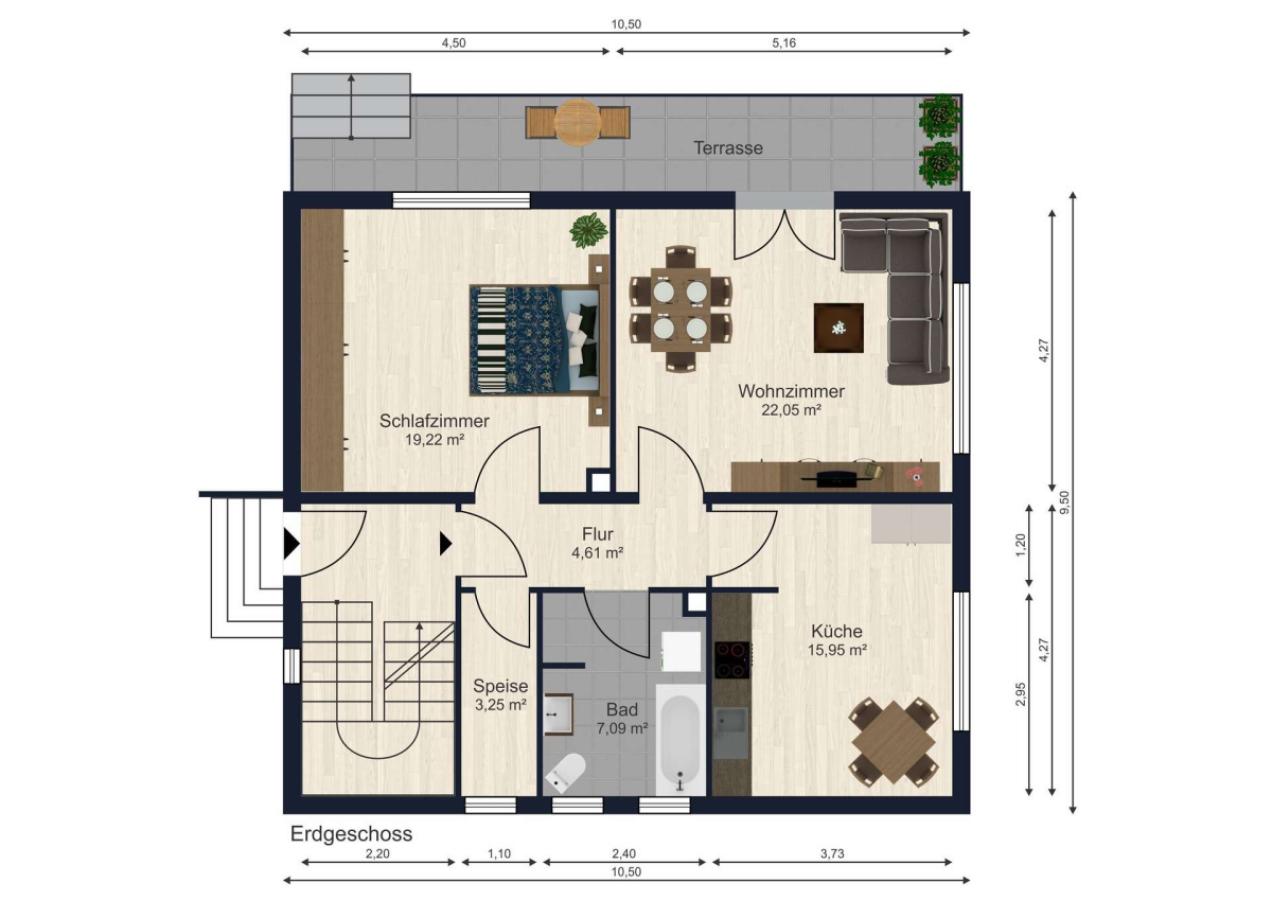 Grundrisse Erdgeschoss