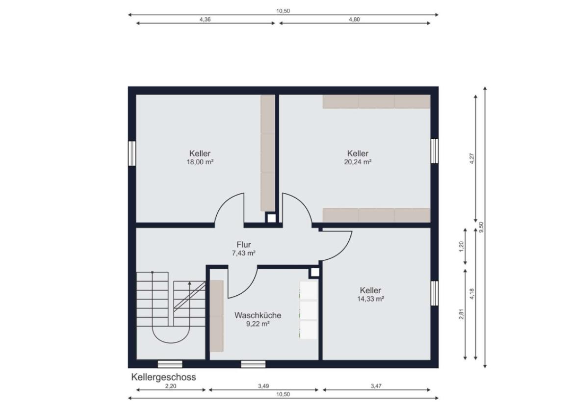 Grundrisse Kellergeschoss