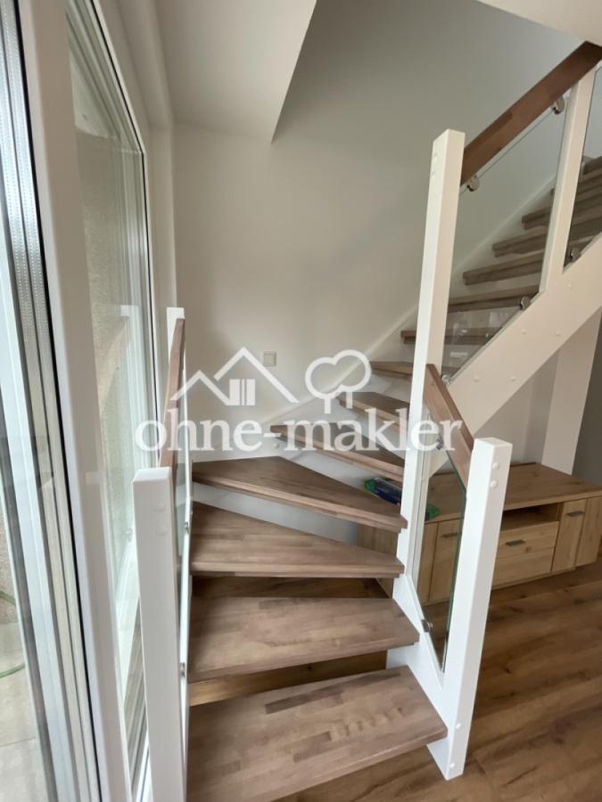Zugangstreppe zur oberen Etage