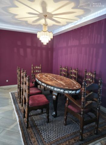 Esstischecke im Wohnzimmer