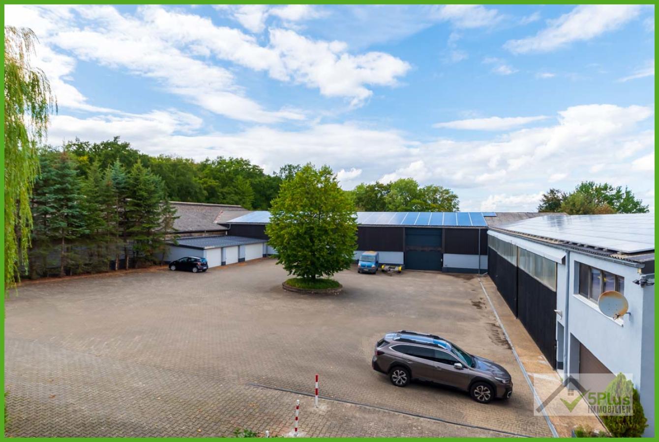 5Plus Immo Mietwohnung Eschweiler Bohler Heide Ausblick von OG Hofseite