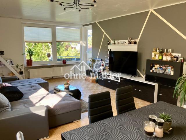 Wohnzimmer mit West-Fenster