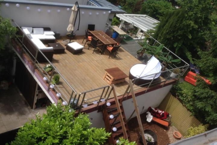 Jahnstraße Garage Terrasse